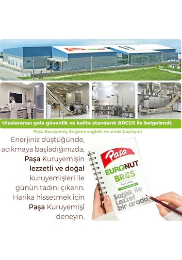 Paşa Kuruyemiş Çiğ Karışık Naturel Kuruyemiş 12 x 40 G