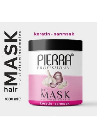 Pierra Keratin & Sarımsak Saç Maskesi 1 L
