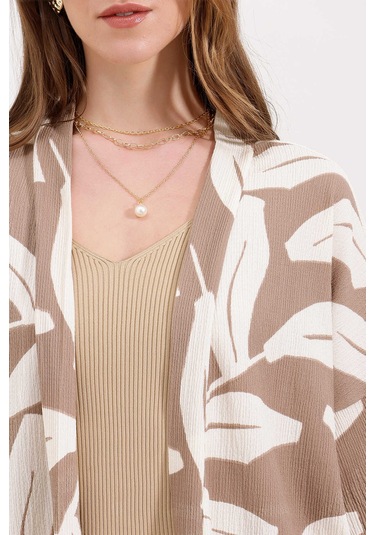 Gabria Desenli Kimono Takım Vizon