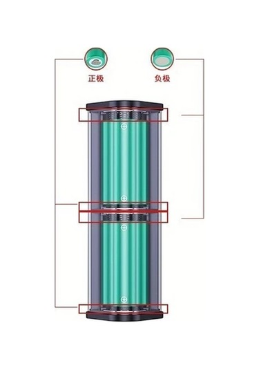 Xuweiwei Şeffaf Ayrılabilir 6 Bölümlü 18650 Kaynaksız Yatak Mobil Kiti Turuncu A6 Kamp Işığı İle