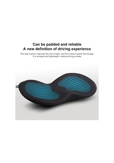 Araba Mini Koltuk Minderi Nefes Alabilir Bel Koltuk Paspası Kahverengi