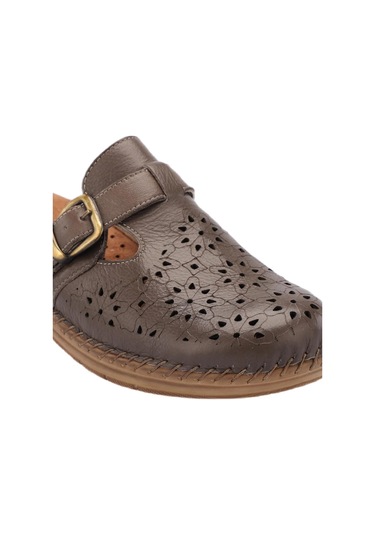 Forelli 80625-h Memory Vizon Kadın Hakiki Deri Terlik-vizon Vizon