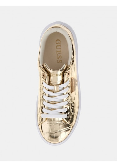 Guess Denesa Kadın Sarı Sneaker Flfd15pel12-platı Sarı