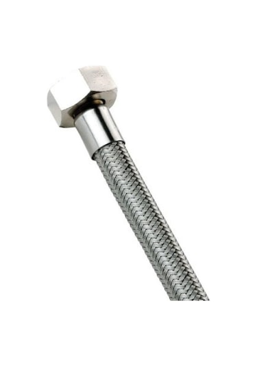3/8X3/8 Flex Paslanmaz Hortum 40 CM Krom