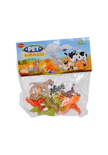 LMN158 12 Parça Evcil Hayvan Seti -Limon