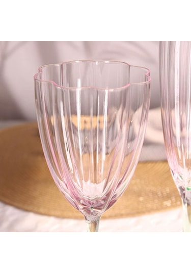 Vintage Gözlükler Açık Cam Kokteyl Gözlükleri Uzun Köklü Yaratıcı Şampanya Gözlükleri