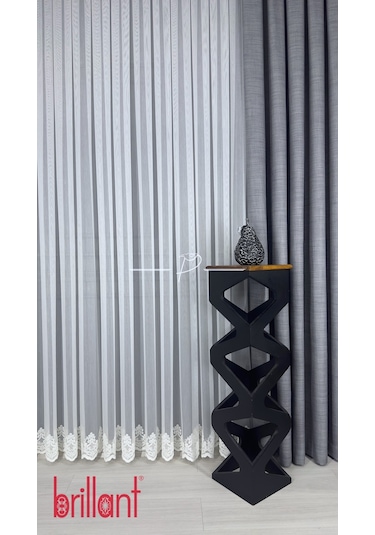 Tül Perde Brillant Marka Tt Zemin Etek İşleme Nil Desen Çok Renkli