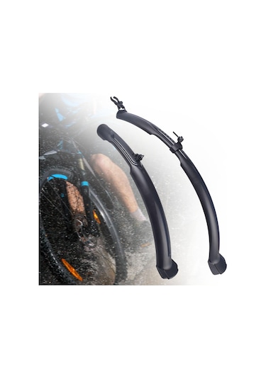 Suntek Genel Bisiklet Çamurlukları Sağlam Kolay Kurulum Siyah