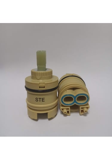 Stecell 35 MM Üstten Su Çıkışlı Batarya Kartuşu Sarı