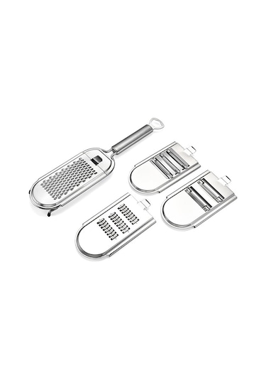 Paslanmaz Çelik Sebze Kesici Grater, Spesifikasyon: 4 Bıçak Renkli Kutu, Boyut:4 Bıçak Renkli Kutu Diğer