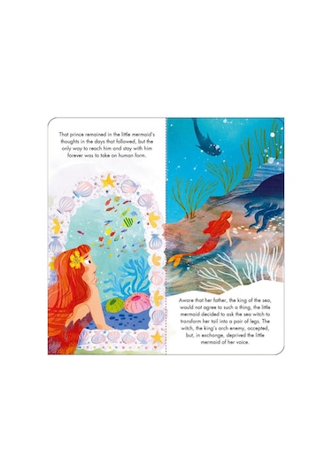 Klasik Masallar Yapbozu - Küçük Deniz Kızı Canlı Renkler