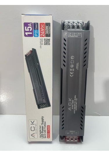 Ack 24v 15 Amper 360 W Slim Led Trafosu Ay02-13600 Seçenekler