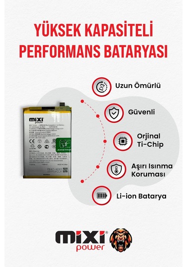 Realme C75 Uyumlu Tam Kapasite Batarya Tr Garantili