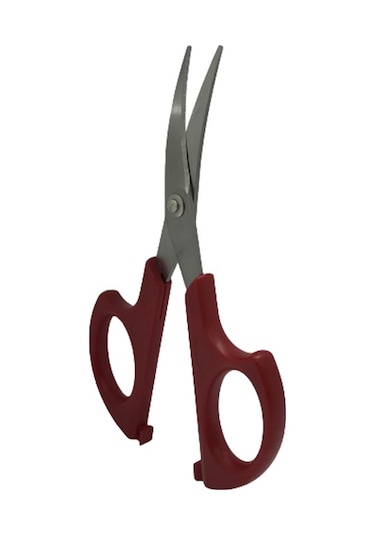 Plastik Saplı Eğri Nakış Makası (5.37" - 136.5mm) / HS-1673