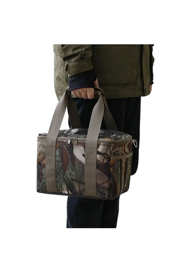 Tongxida Dış Mekan Piknik İçin Isı Yalıtkan Çanta, Sıcak/soğuk Saklama, Taşınabilir Faltlanabilir, Oxford Kumaş, Dikişli Kollu Çok Renkli