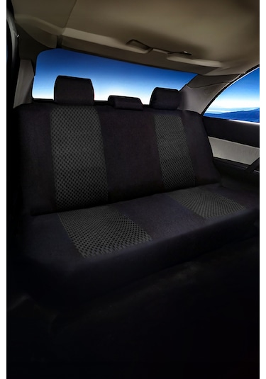 Pam Serisi Oto Koltuk Kılıfı Siyah-kırmızı