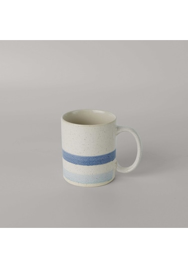 Linens Jose Seramik 400 Ml Kupa Ekru-mavi MAvi