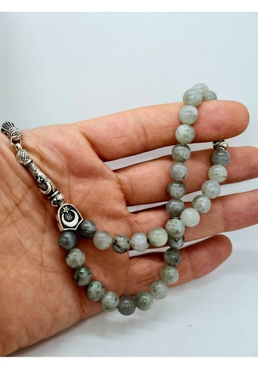 Sertifikalı Doğal Taş Labradorit Tesbih 8mm
