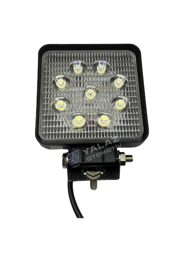 Wolfram 10v-30v Çalışma Lambası Kare 9 X 3w Power Ledli 105 105 44 E9 Germany