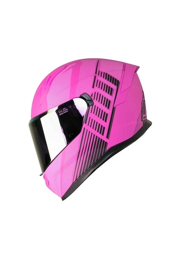 Mts M-910 Lady Kapalı Motosiklet Kaskı Fuchsia