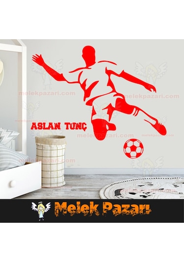 Futbolcu Isim Yazılabilir Duvar Sticker