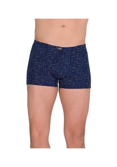 6 Lı Paket Berrak Erkek Likralı Modal Boxer 4497 Renk - Karışık