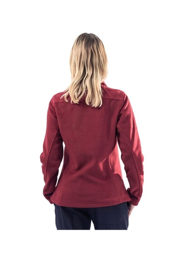 Şensel, Kadın Polar Mont, Bordo -99E315- Cepli, Outdoor