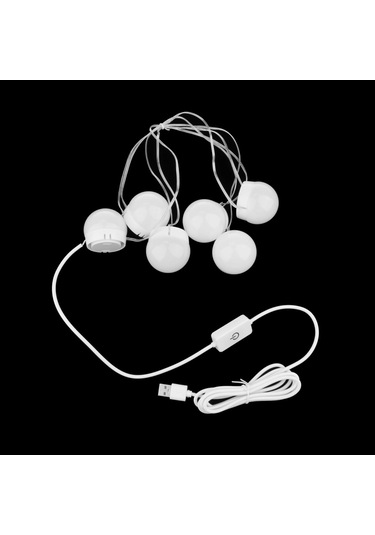 Suntek Makyaj Için Hollywood Stili Led Aynası Işıkları Beyaz