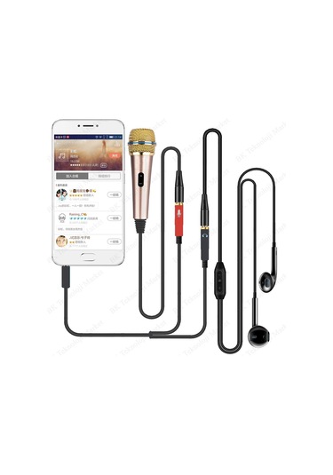 3.5Mm Bilgisayar / Cep Telefonu Kulaklık Mikrofon Ayırıcı Kablo