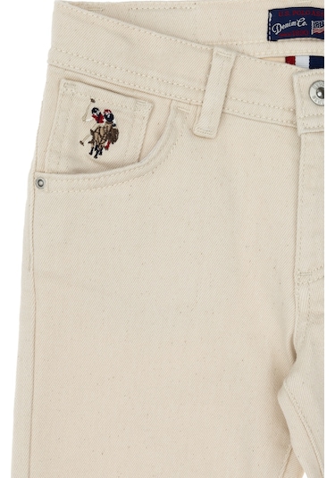 U.s. Polo Assn. Erkek Çocuk Bej Pantolon Jean 50308259-dn0032 Bej
