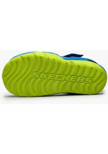 Skechers 92330l Bllm Side Wave Erkek Çocuk Sandalet Mavi
