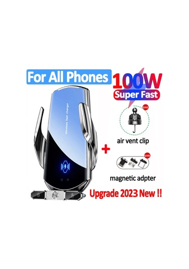 Liangmei Araba Manyetik Cep Telefonu Tutucu Kablosuz Şarj Cihazı