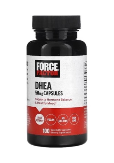 Force Factor Dhea 50 Mg 100 Vegetable Capsules