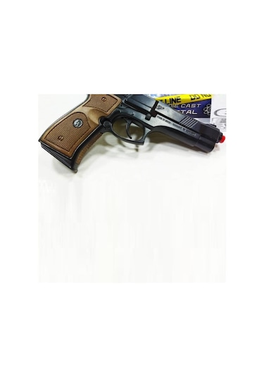 Vıp Özel Kalite Metal Polis Tabancası Metal Kapsül Tabancası 8li Kapsül Oyuncak Tabanca Metal Tabanca