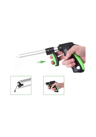 Balıkçılık Mücadele Ve Balıkçılık Kanca Ayırıcı Alüminyum Alaşım Kanca Sökücü Taşınabilir T Şeklinde Kanca Sökücü Siyah Yeşil , Boyut:orta