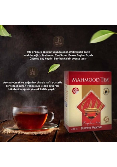 Mahmood Tea İthal %100 Saf Seylan Dökme Çayı 3 x 400 G