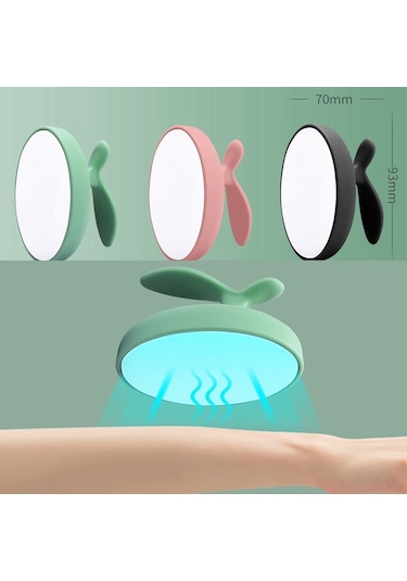 Nano Cam Epilatör Kristal Elmas Ovma Yüzeyi Cilt Hasarı Yok Manuel Epilatör Siyah