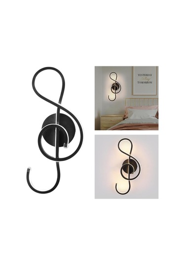 Suntek Magideal Pvc Duvar Lambası Başucu Aplik Siyah