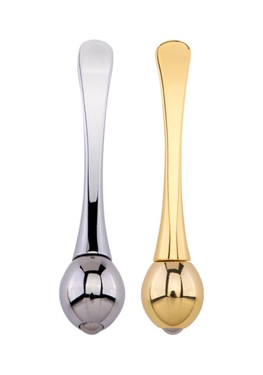 Mufunye Göz Kremi Çubuğu, Göz Çevresi Masaj Çubuğu 2'si 1 Arada, Gümüş