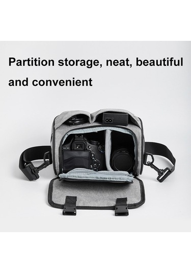 Baona Bn-h017 Fotoğraf Slr / Mikro Tek Çapraz Gövde Kamera Saklama Çantası, Renk: M Siyah Diğer