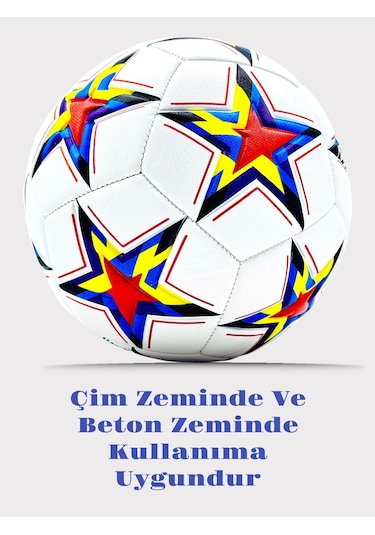 Futbol Topu Şampiyonlar Ligi Dikişli Iç Ve Dış Mekan Bsf34 Çok Renkli