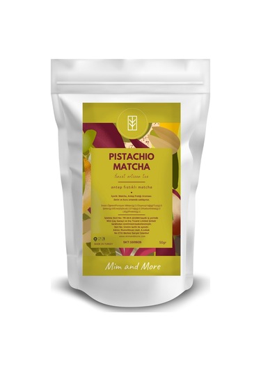 Mim and More Pistachio Matcha Antep Fıstığı Aromalı 50 G