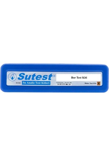 Sutest Bor Test Kiti