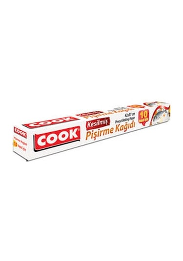 Cook Kesilmiş Yağlı Pişirme Kağıdı 16 Adet 42 x 37 CM
