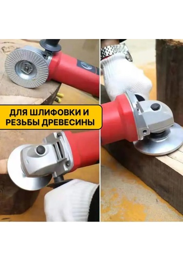 Tenfowee Ahşap İşleri İçin 3'lü Takım: 100mm Açı Taşlama Zımpara Diski, Pürüzlü Disk Ve Parlatma Tekerleği - 16mm Delikli Ahşap Zımparalama Araçları