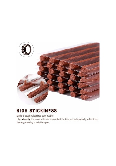 Mufunye 32 Parça Lastik Tamir Kiti, Pro Tools Plus Kendiliğinden Vulkanizasyon Yapan İçsiz Uçlar, Matkap Uçlu Lastik Tamir Kiti, Araba Lastiği Delinmesi İçin Lastik Tamir Kiti