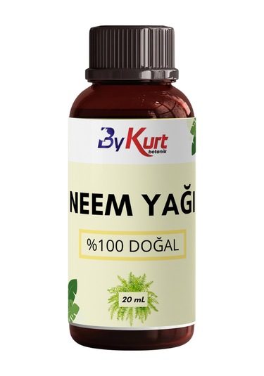 Bykurt %100 Saf Neem Yağı 20ml Doğal Böcek Kovucu Soğuk Sıkım Tesbih Ağacı Yağı 20 ML