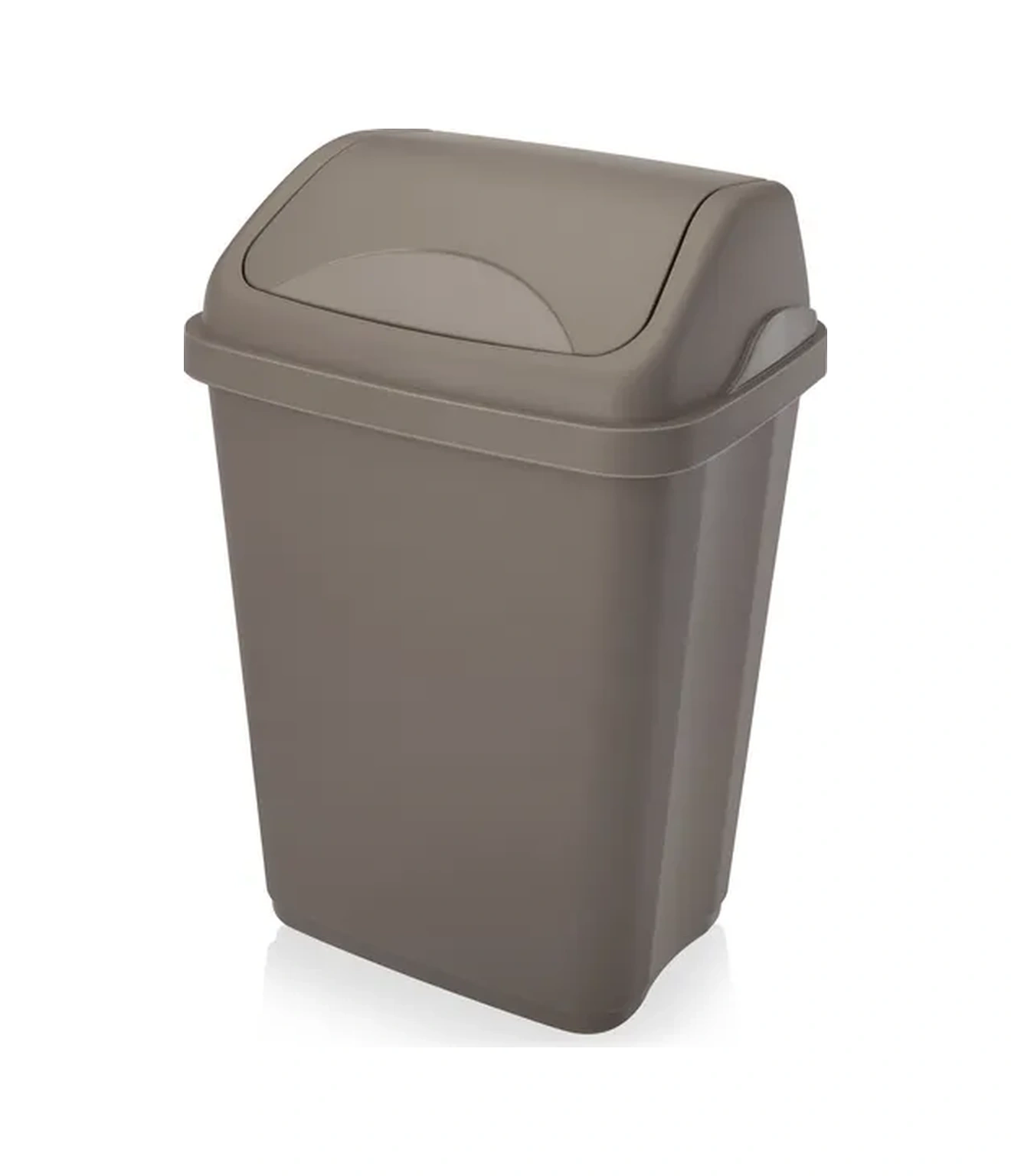 Elfplast 10 Litre Kapaklı Çöp Kovası. 342135445 Bej