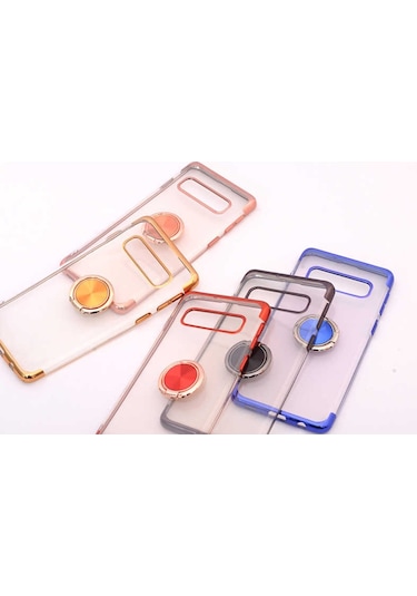 Galaxy S10E Kilif Zore Gess Kenarlari Renkli Yüzük Aparatli Kilif 493741153