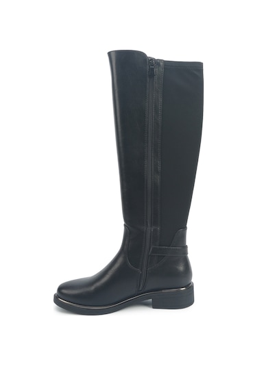 Polaris 326048.z 5pr Siyah Kadın Düz Çizme 000000000102044831 Siyah